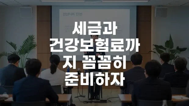 연금 받기 전에 꼭 체크! 세금과 건강보험료까지 꼼꼼히 준비하자